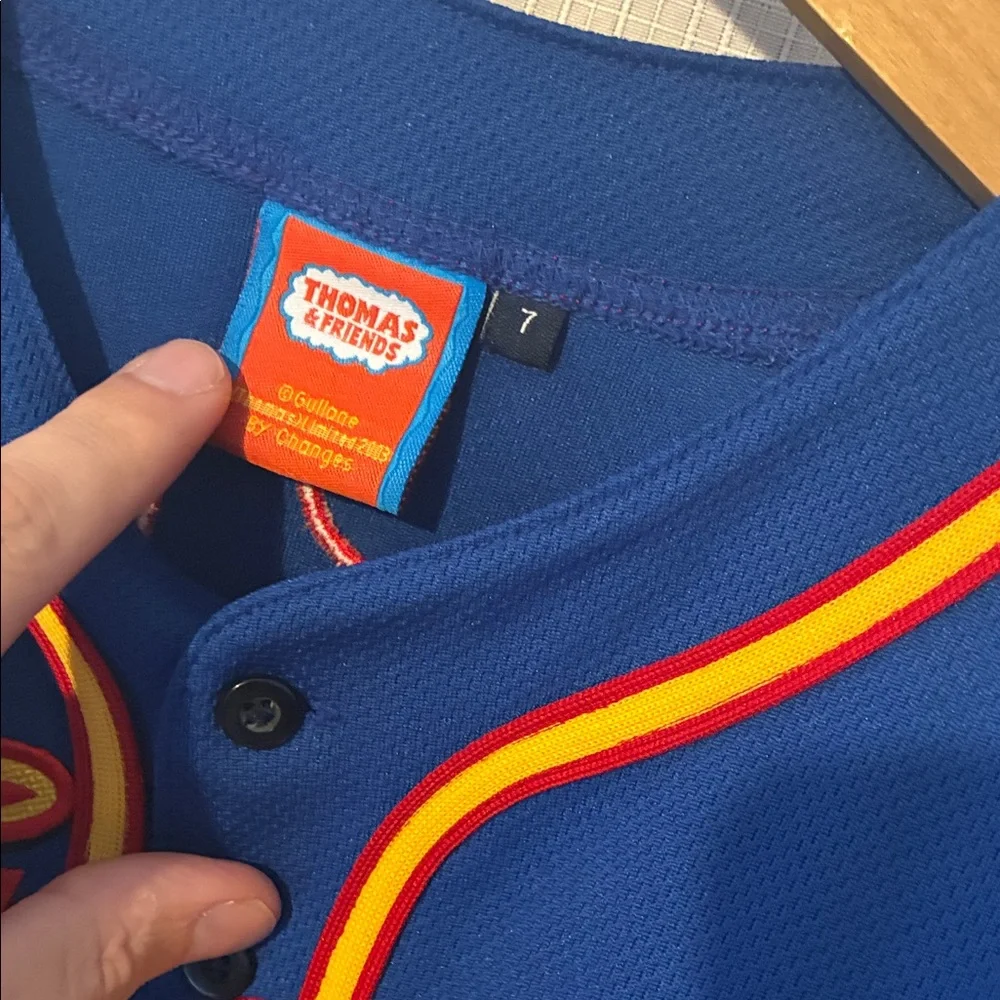 Thomas the Train kids jersey baseball embroidered - Picture 4 of 4